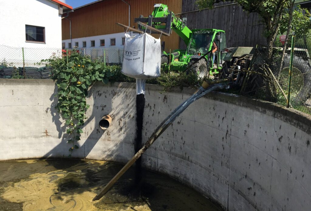 güllebehandlung pflanzenkohle