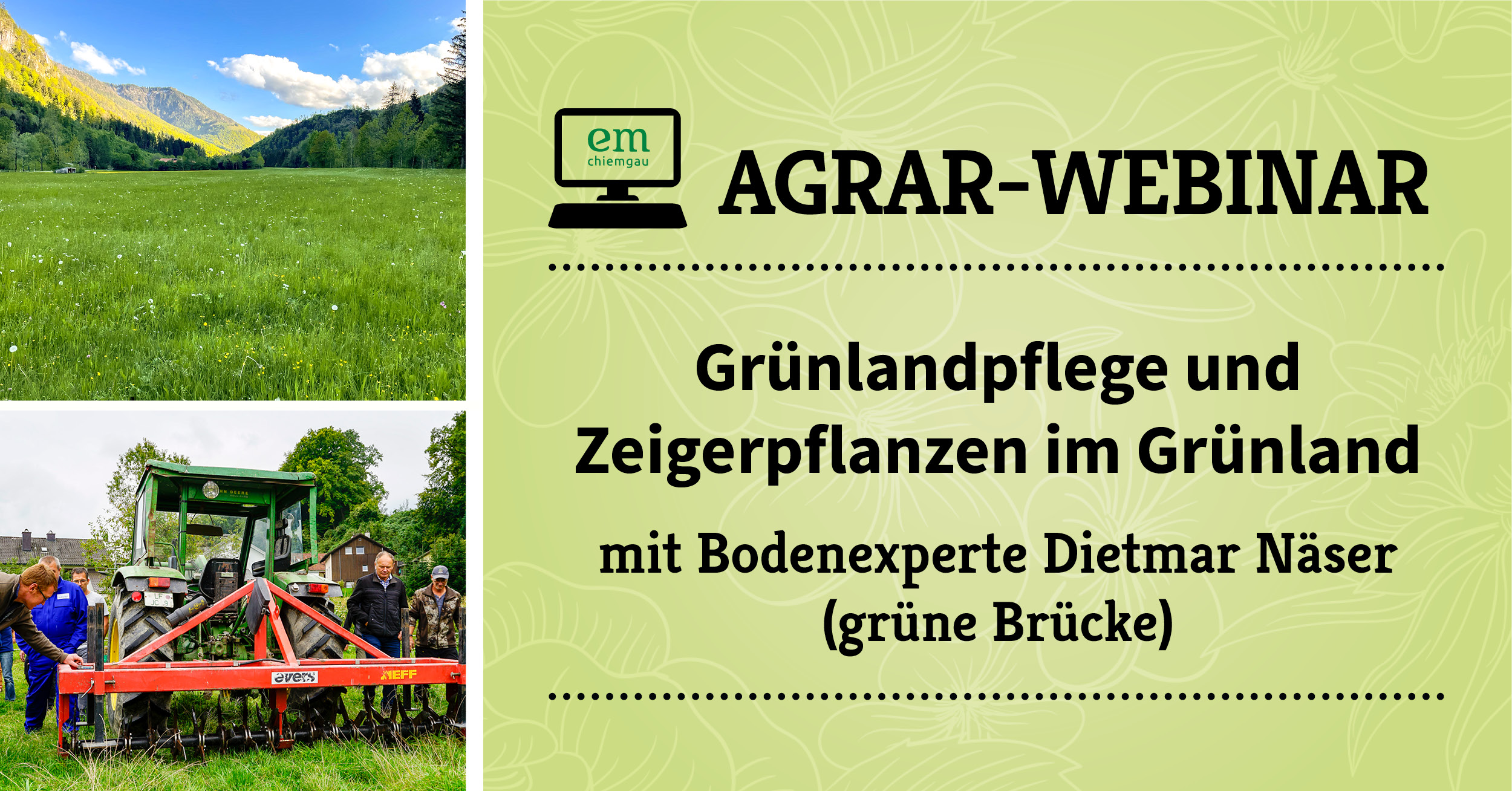 Webinar Landwirtschaft Grünlandpflege