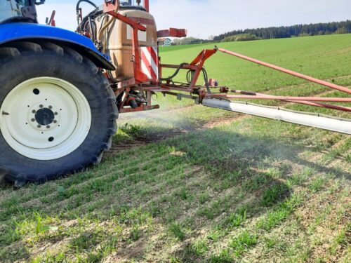 getreide gerste spritzen