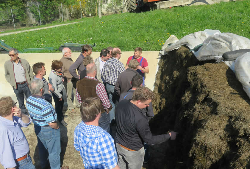 Betriebsbesichtigung EM Silage Kink Soellhuben2016 EM Chiemgau