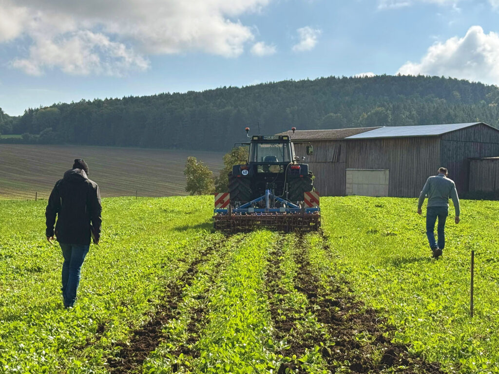 Regenerative Landwirtschaft Praxis |Flächenrotte